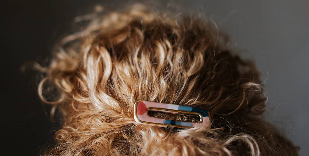 hair pin decoration curly hair