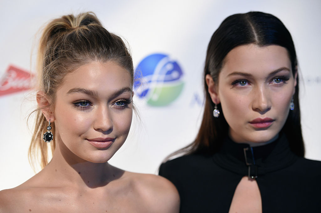 Gigi Hadid (L) and Bella Hadid attend the Global Lyme Alliance "Uniting for a Lyme-Free World"