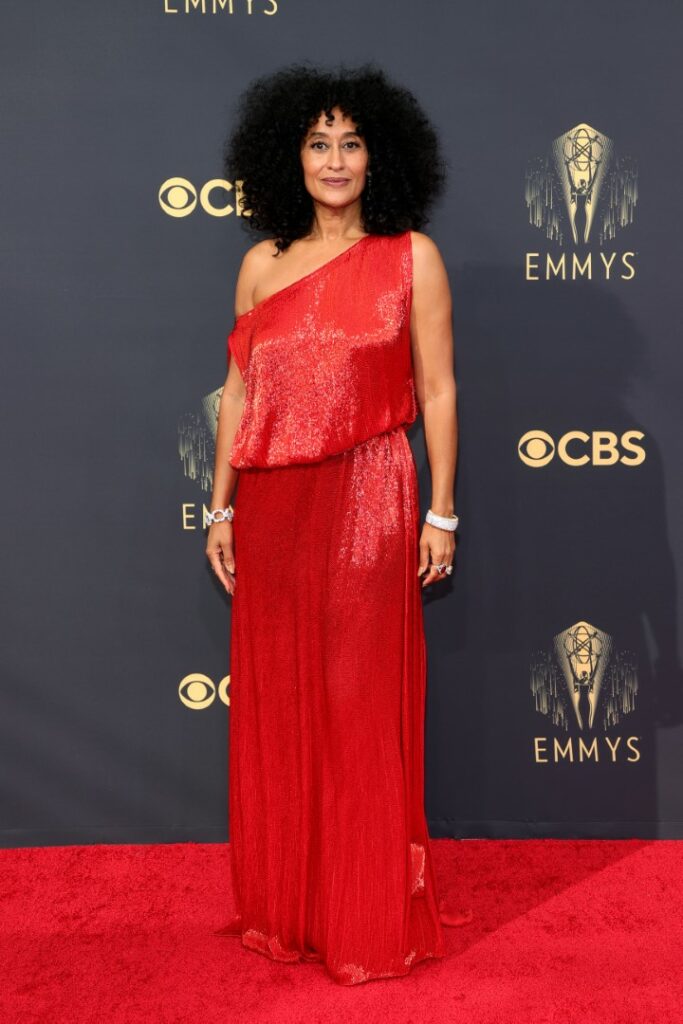 LOS ANGELES, CALIFORNIA - SEPTEMBER 19: Tracee Ellis Ross attends the 73rd Primetime Emmy Awards at L.A. LIVE on September 19, 2021 in Los Angeles, California. (Photo by Rich Fury/Getty Images)