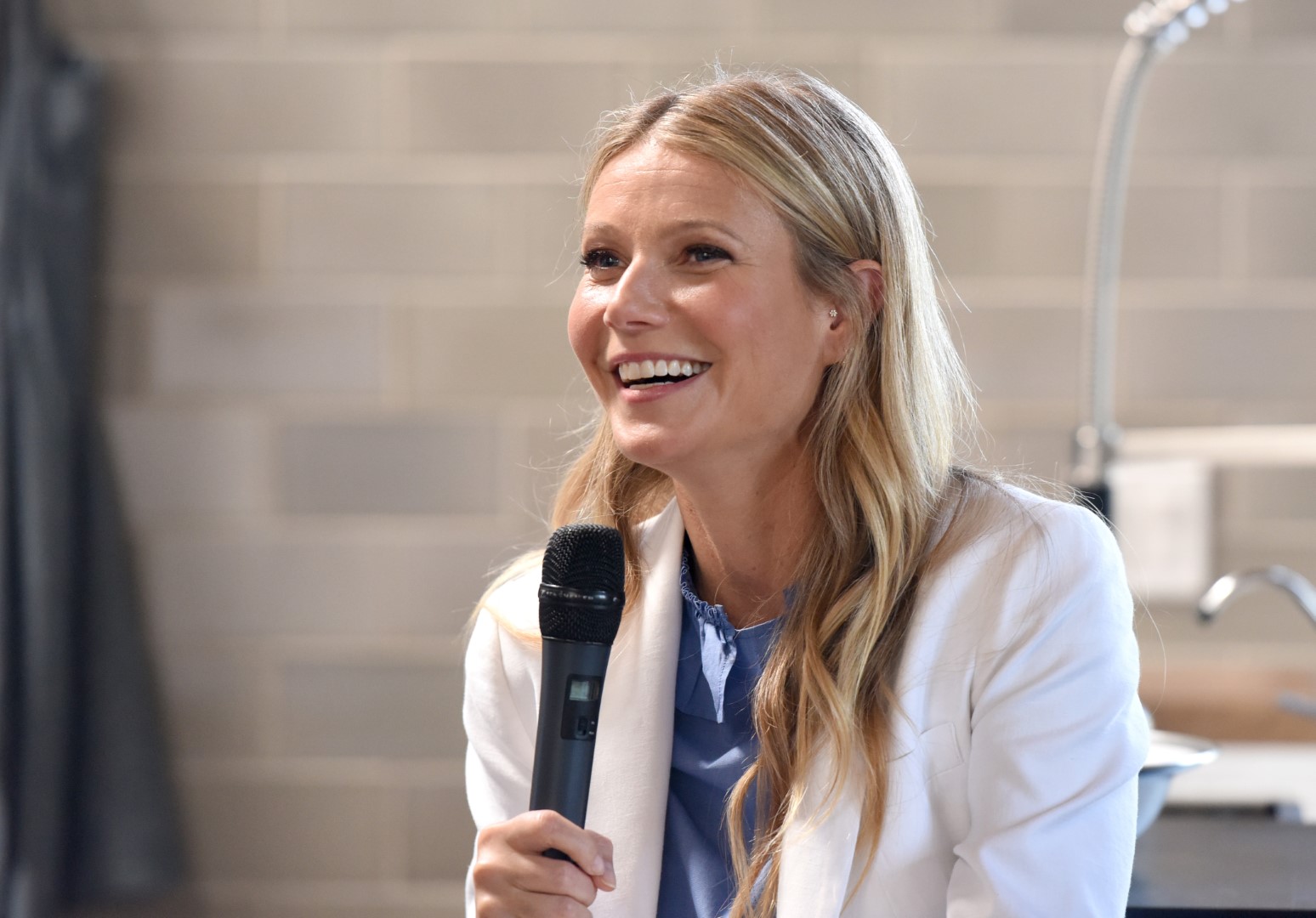 SANTA MONICA, CA - MAY 16: Gwyneth Paltrow speaks at Fast Company with Gwyneth Paltrow and Goop at FC/LA: A Meeting Of The Most Creative Minds on May 16, 2017 in Santa Monica, California. (Photo by Vivien Killilea/Getty Images for Fast Company)