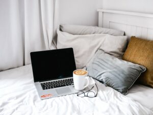 laptop and coffee