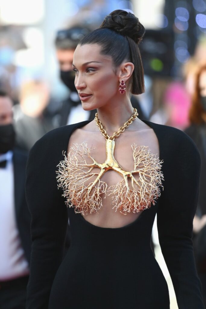 CANNES, FRANCE - JULY 11: Bella Hadid attends the 