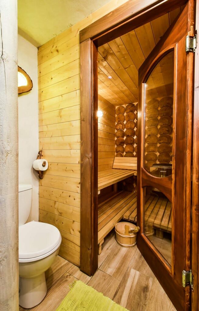 Kuća za odmor Rina Fužine sauna