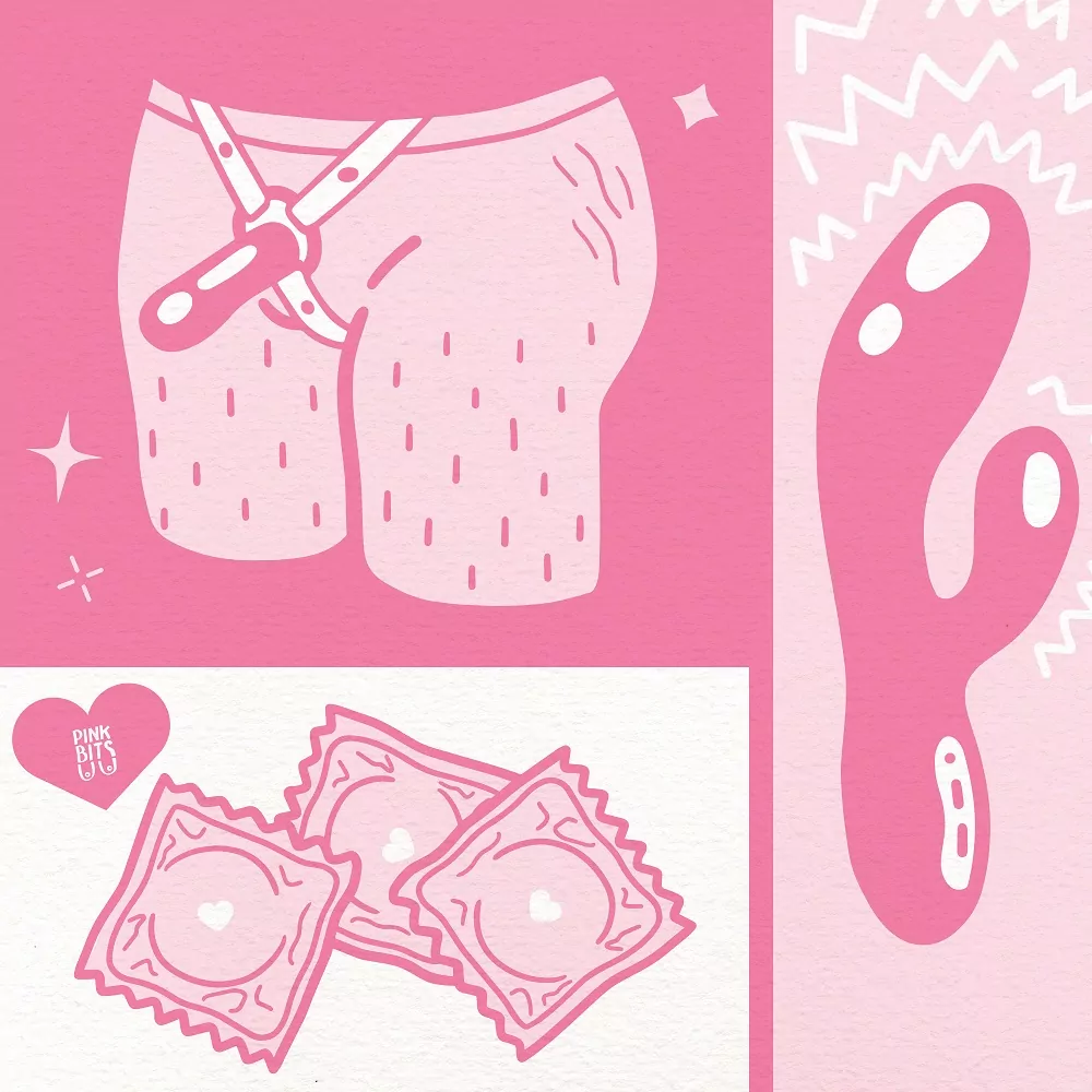 Pink Bits ilustracija "Friday Night"