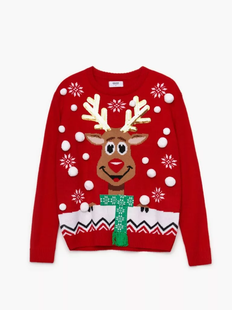 Cropp božićni pulover