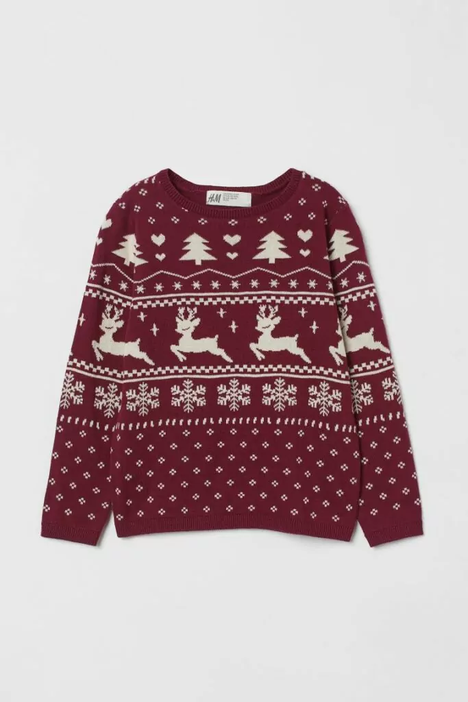 H&M Kids božićni pulover