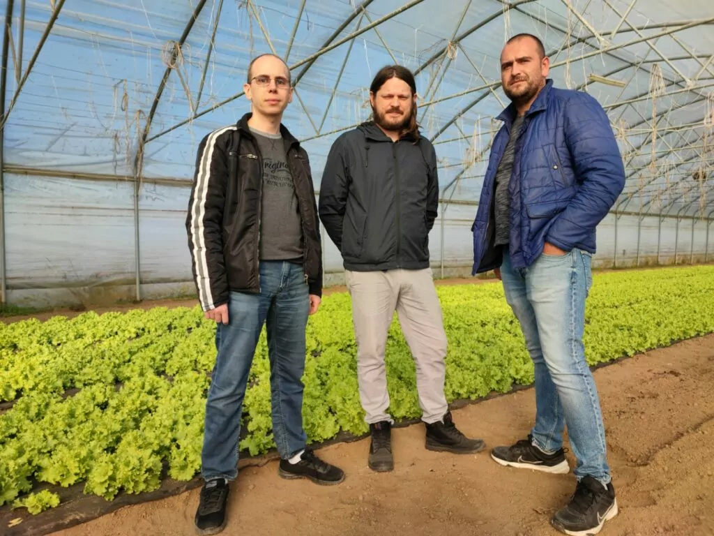 Mario Salai i Goran Markovanović autori projekta i aplikacije i OPG-ovac Tomislav Kolar