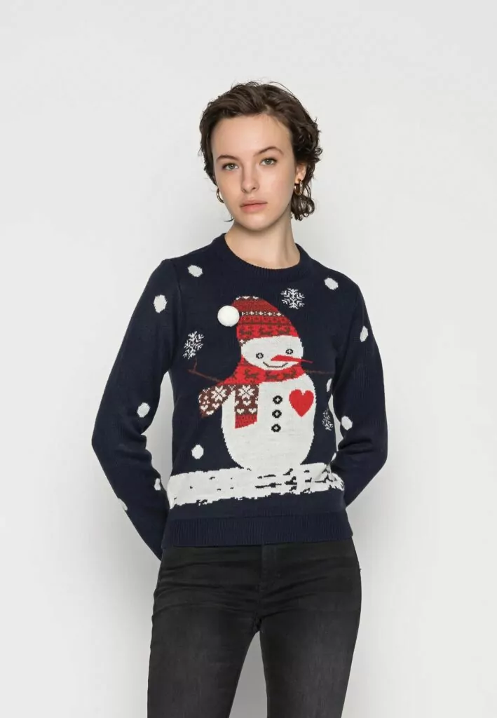 Pieces božićni pulover