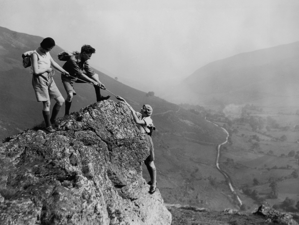 Vrh planine North Wales, planinarenje 1935. godine