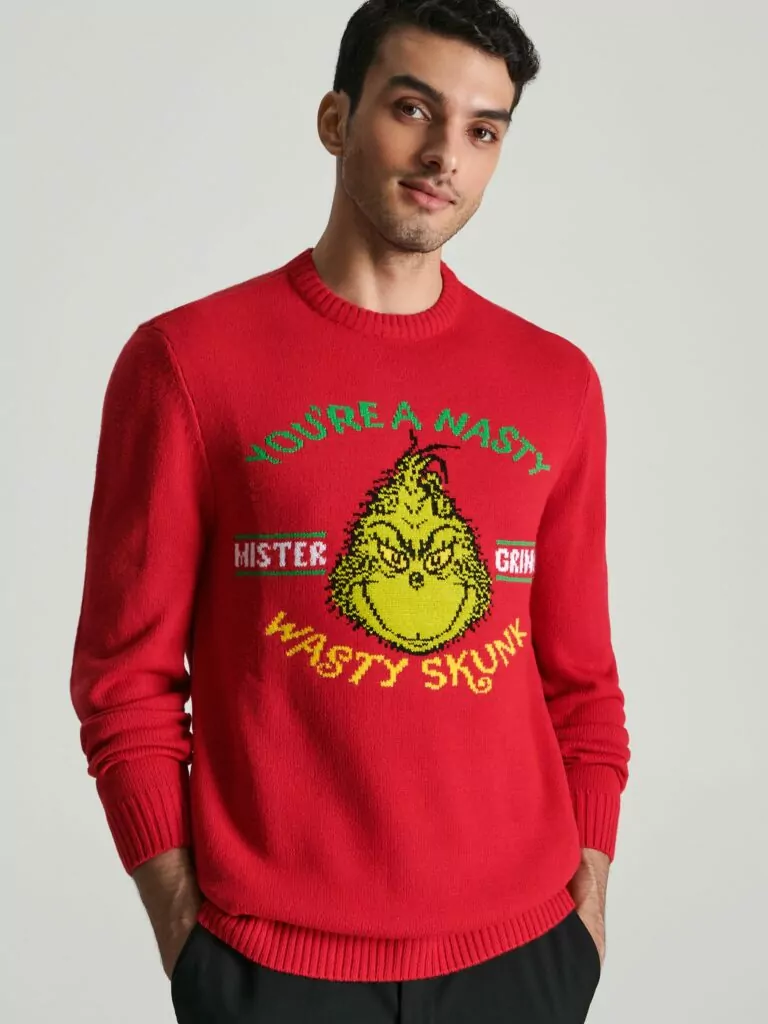Sinsay Grinch božićni pulover