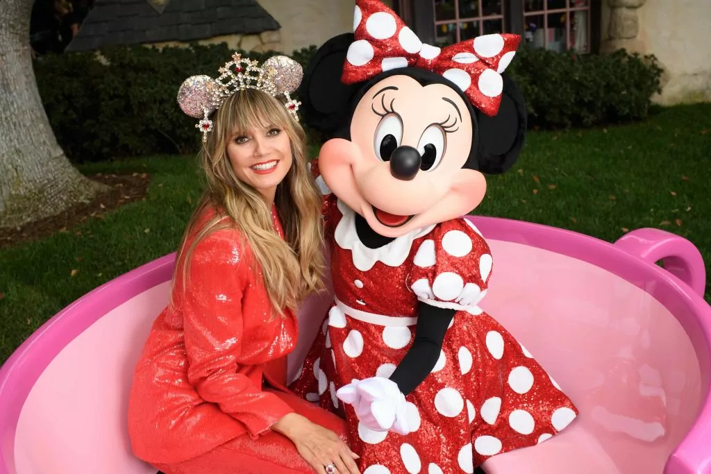 Minnie Mouse i Heidi Klum