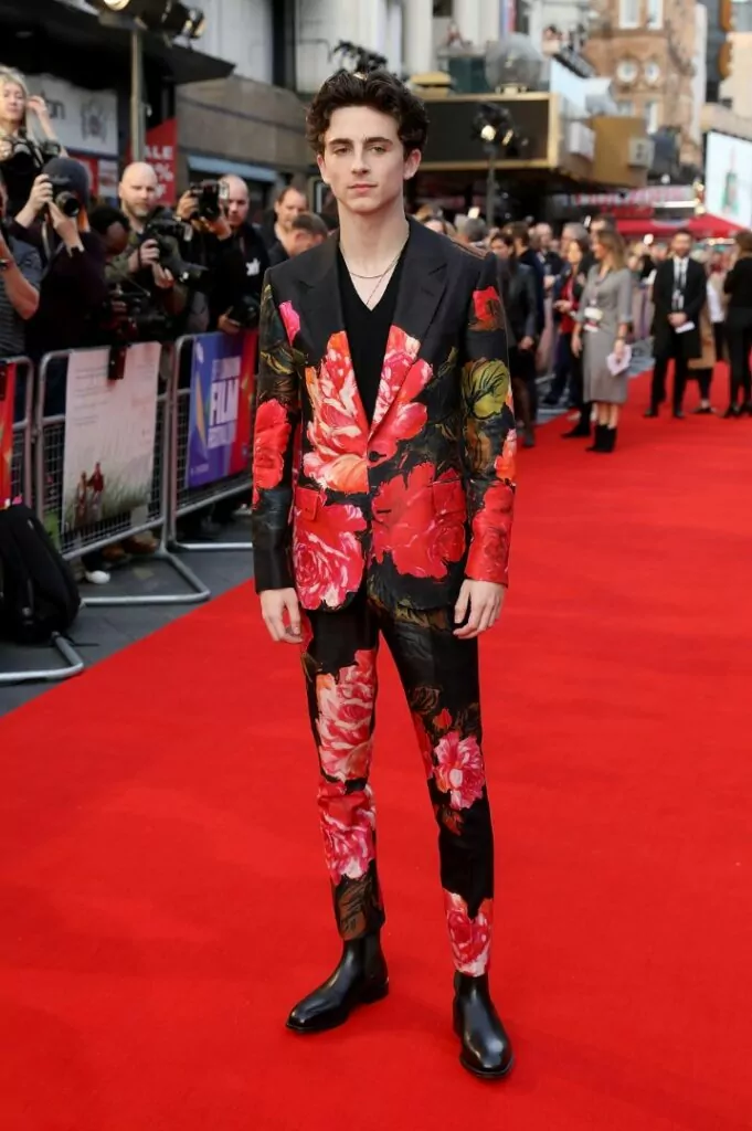 LONDON, ENGLAND - OCTOBER 13: Timothee Chalamet attends the UK Premiere of "Beautiful Boy" & Headline gala during the 62nd BFI London Film Festival on October 13, 2018 in London, England. (Photo by Tim P. Whitby/Tim P. Whitby/Getty Images for BFI)