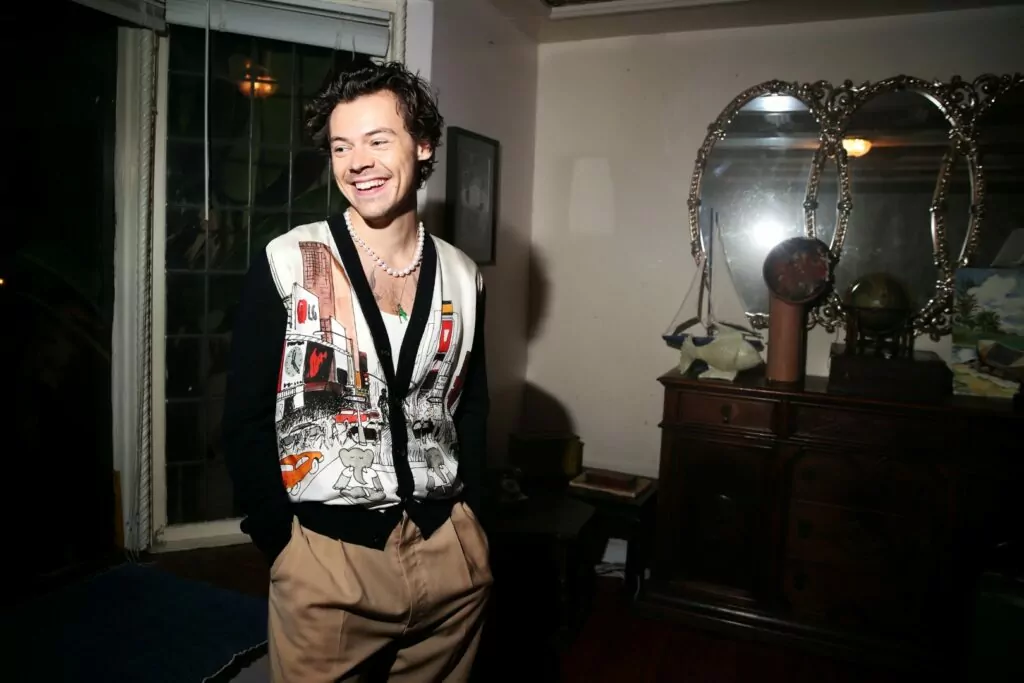 LOS ANGELES, CALIFORNIA - DECEMBER 11: Harry Styles attends Spotify Celebrates The Launch of Harry Styles' New Album With Private Listening Session For Fans on December 11, 2019 in Los Angeles, California. (Photo by Rich Fury/Getty Images for Spotify)