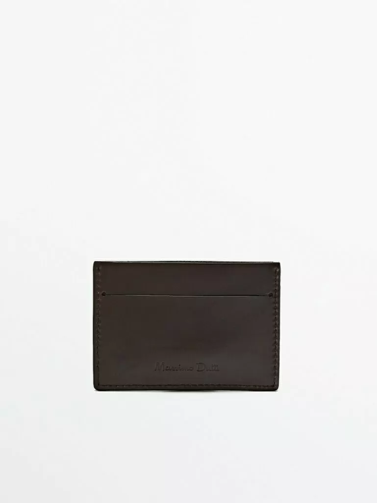 Kožni etui za kartice_Massimo Dutti