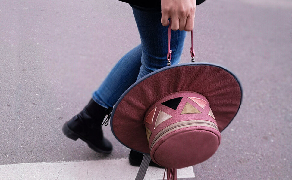 MANDVAL Hat Backpack Pink, Mala Radnja Dizajna