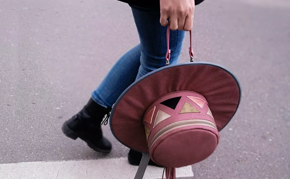 MANDVAL Hat Backpack Pink, Mala Radnja Dizajna