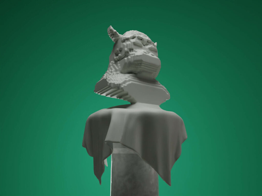Michelangelo Labs NFT skulptura