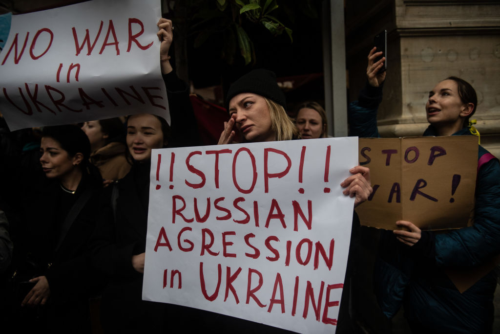 Prosvjed protiv invazije na Ukrajinu