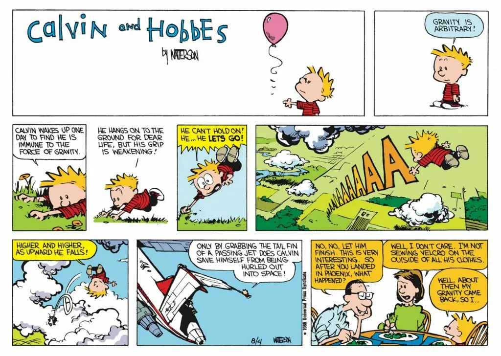 Calvin and Hobbes strip