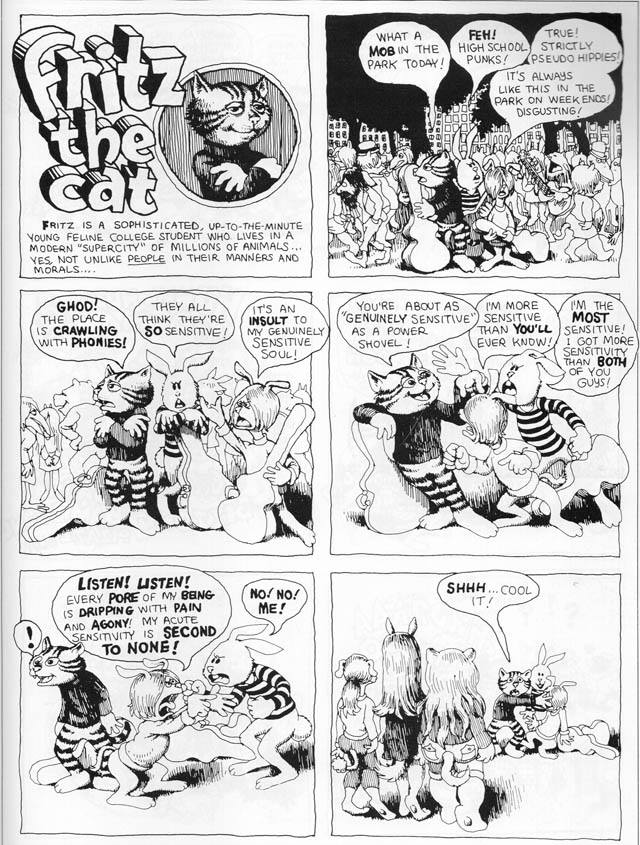 Fritz the Cat strip