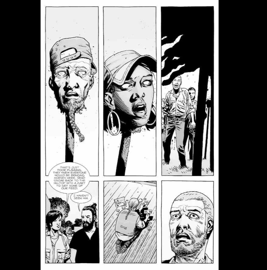 The Walking Dead isječak stripa