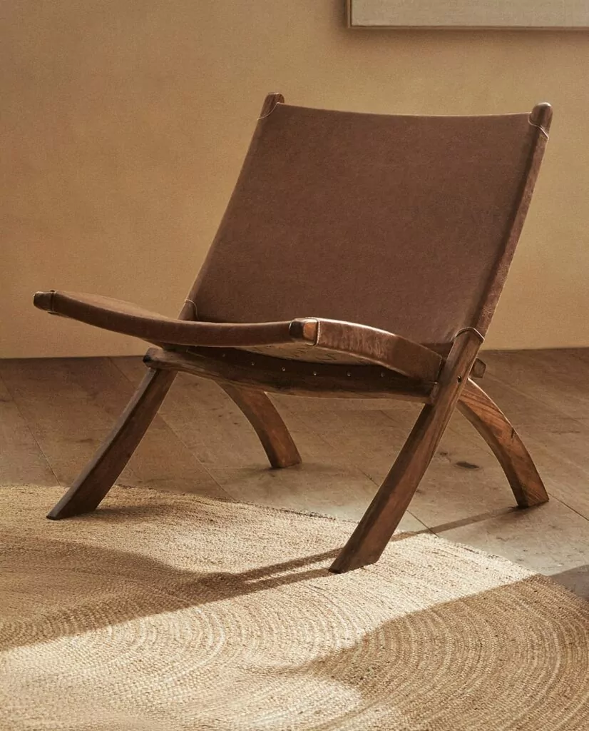 Zara Home_kožna stolica