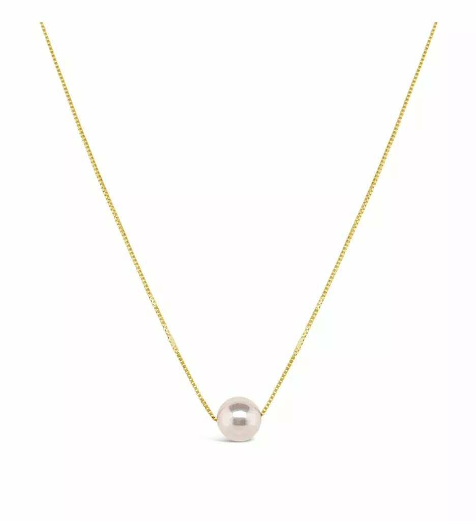 Pretty Pearl zlatna ogrlica s biserom_1.170,00 kn