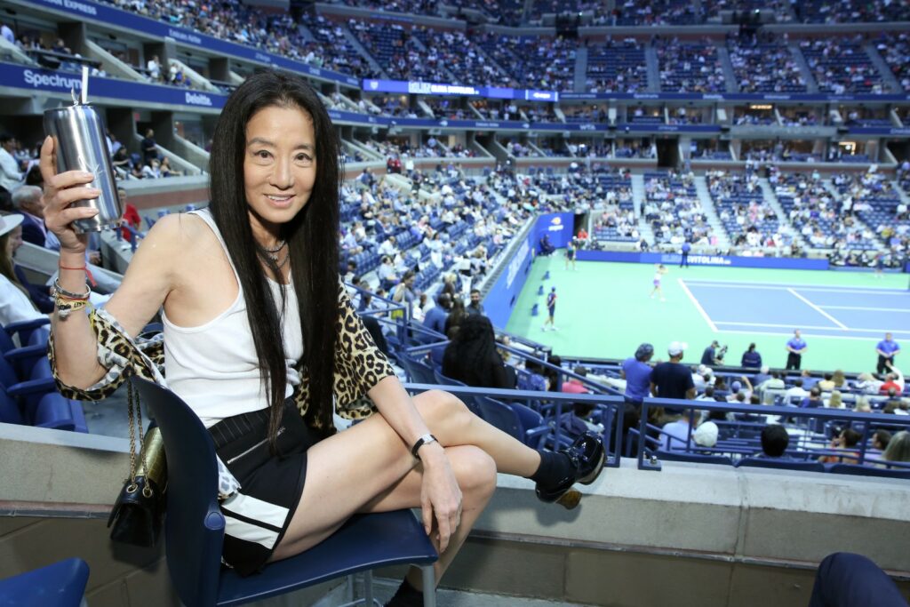 NEW YORK, NEW YORK - SEPTEMBER 05: Vera Wang attends as Grey Goose toasts to the 2019 US Open at Arthur Ashe Stadium on September 05, 2019 in New York,City. (Photo by Monica Schipper/Getty Images for Grey Goose)