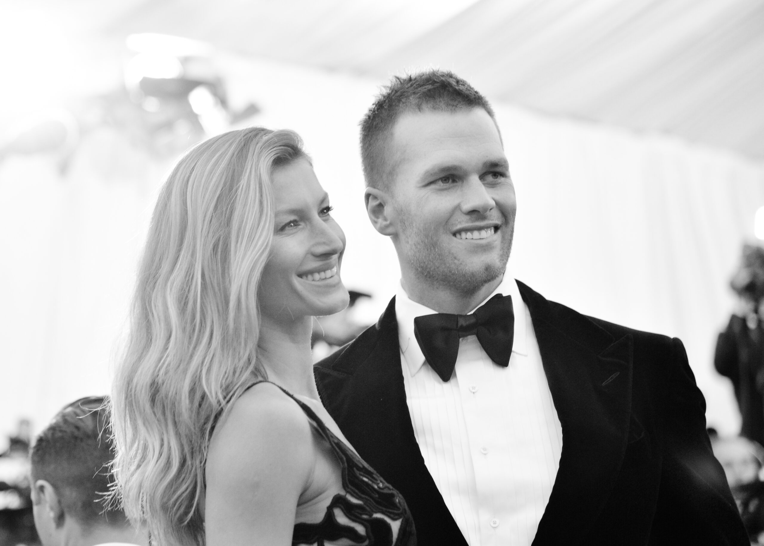 NEW YORK, NY - MAY 05: [EDITOR'S NOTE: Image has been digitally processed] Gisele Bndchen and Tom Brady attend the 
