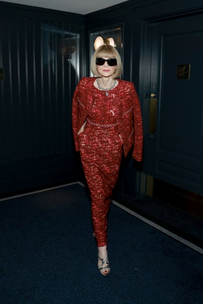 NEW YORK, NEW YORK - NOVEMBER 07: Anna Wintour attends the CFDA Fashion Awards at Casa Cipriani on November 07, 2022 in New York City. (Photo by Jason Mendez/Getty Images)