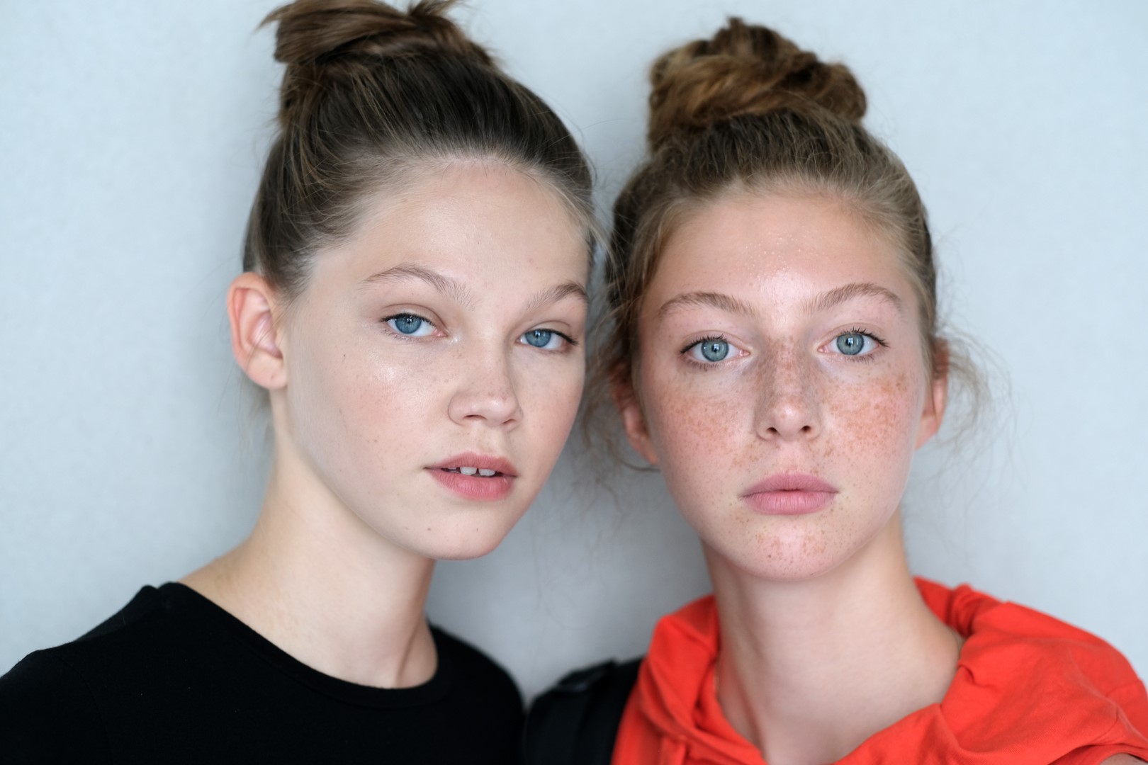 ISTANBUL, TURKEY - AUGUST 27: In this image released on October 14, Models pose backstage ahead of the Mehtap Elaidi show during Mercedes-Benz Istanbul Fashion Week at Galataport Postane on August 27, 2020 in Istanbul, Turkey. (Photo by Ferda Demir/Getty Images for IHKIB)