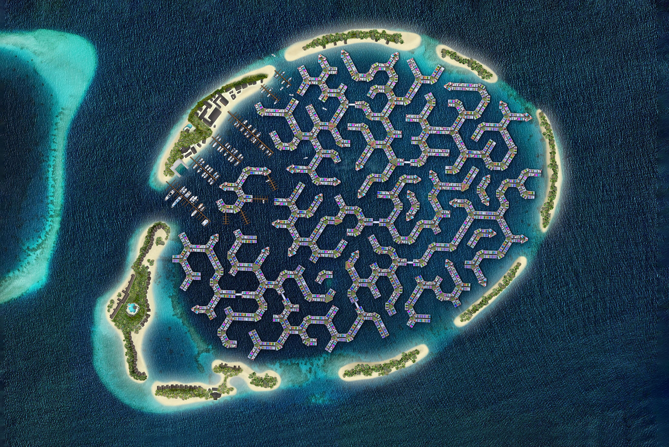 grad otok maldivi
