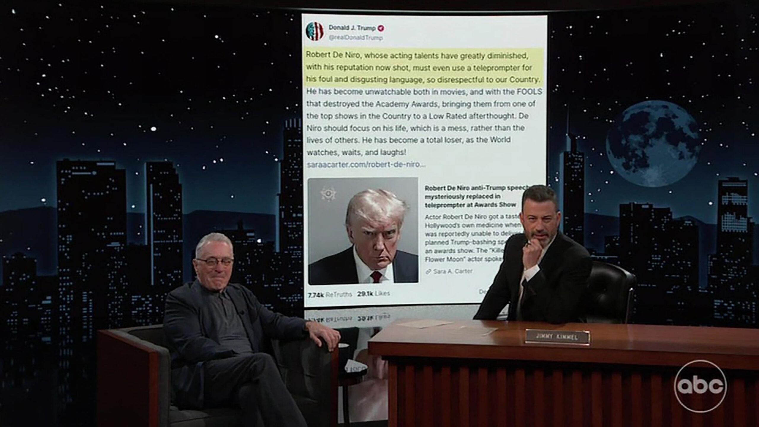 cenzura medija - Jimmy Kimmel show