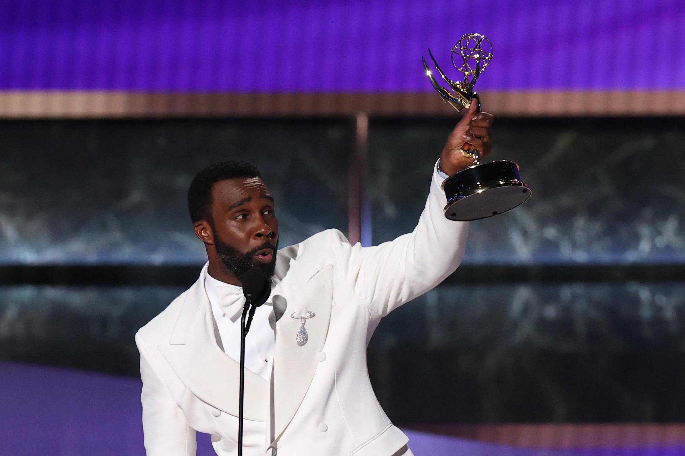Tramell Tillman na dodjeli nagrade Emmy 2025