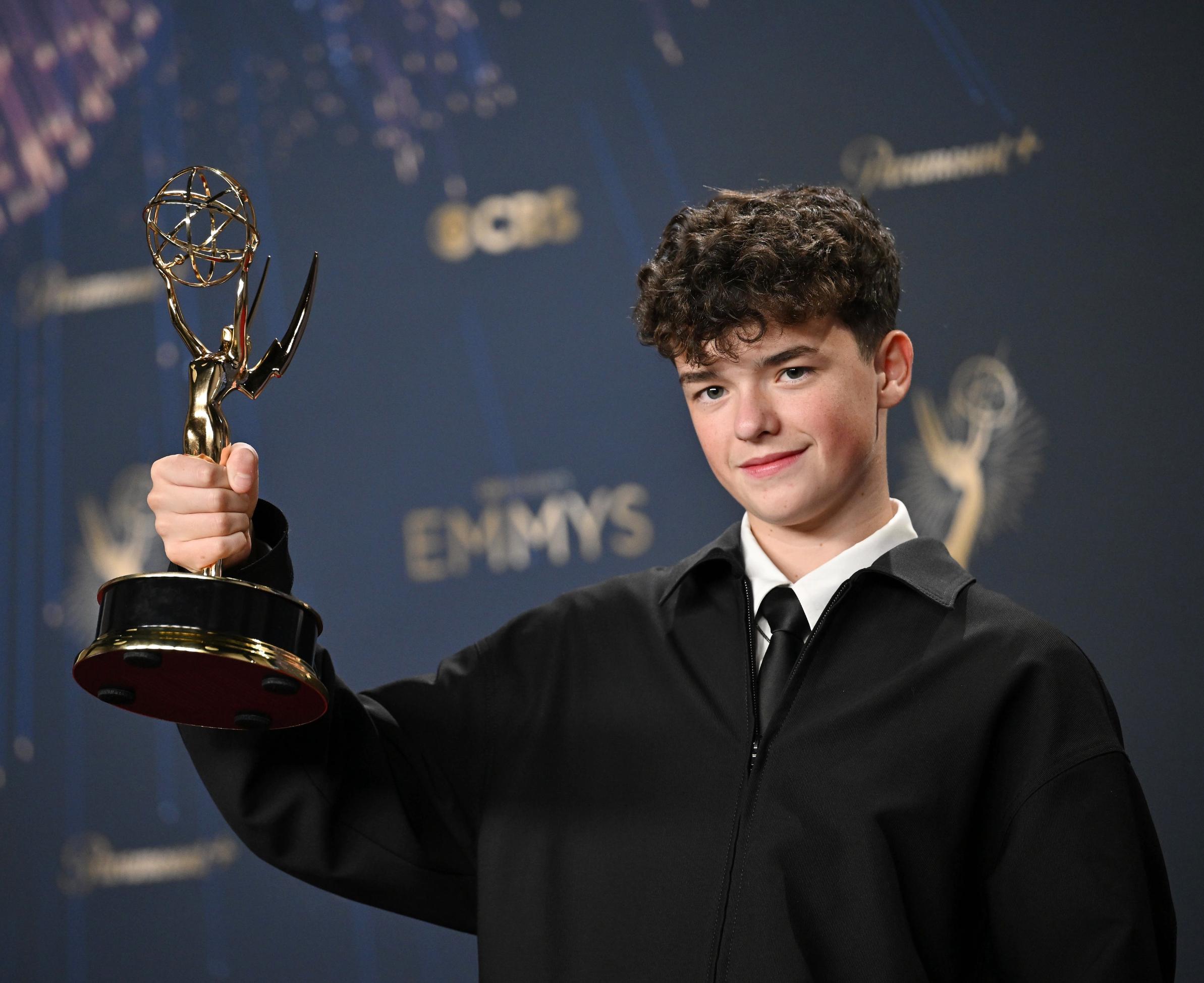 Owen Cooper na dodjeli nagrade Emmy 2025