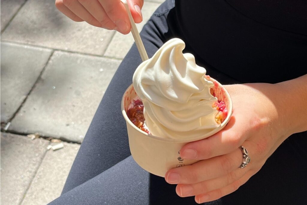 frozen yogurt recept