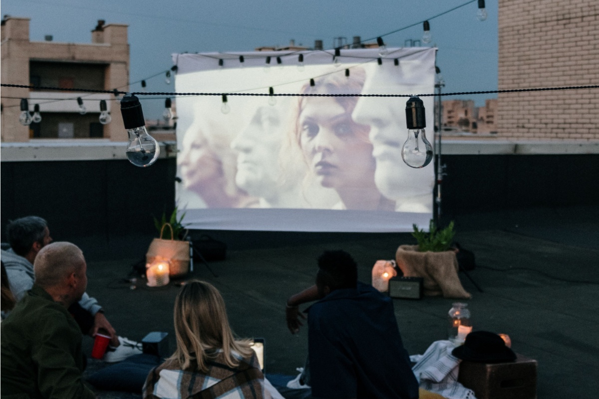 ljetno kino na otvorenom
