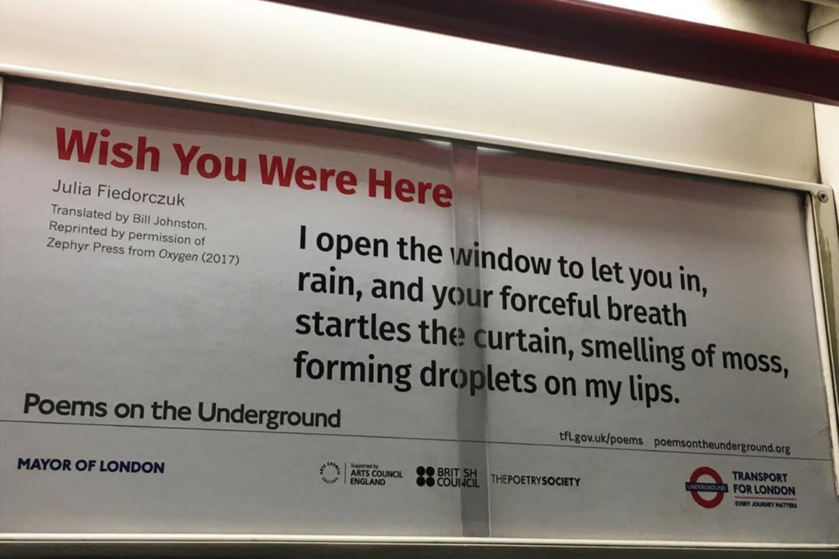 poems on the underground