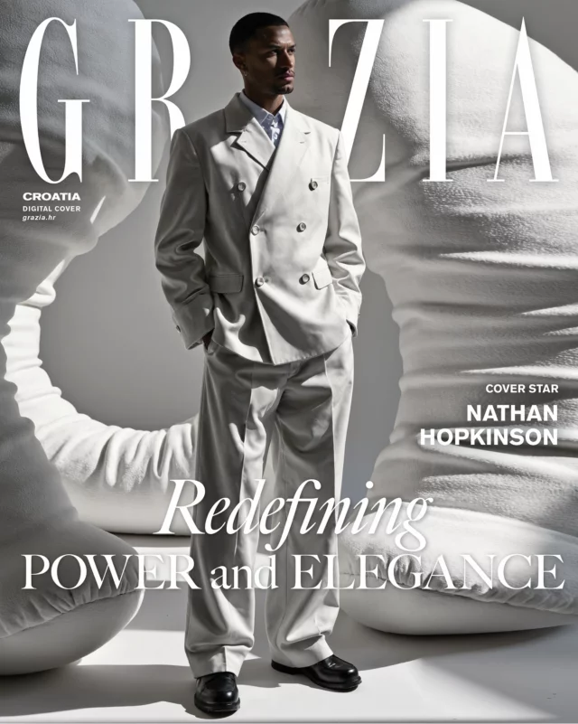 DIGITAL COVER

Nathan Hopkinson je model , stilist i glumački talent u usponu koji sve više privlači pažnju modnog svijeta. S kampanjama za Diesel i Calvin Klein iza sebe te stilom koji spaja duh sedamdesetih s modernim senzibilitetom, gradi prepoznatljiv izraz temeljen na autentičnosti i promišljenosti. Njegov rad karakterizira suptilan pristup, snažan osjećaj samoizražavanja i znatiželja koja se vidi u svemu čega se dotakne – bilo da je pred kamerom, iza stylinga ili u glumačkoj ulozi. U razgovoru za Graziju otkriva što ga pokreće, kako pristupa kreativnosti i zašto vjeruje u spor, ali trajan razvoj karijere.

—

Nathan Hopkinson is a model, stylist, and emerging actor steadily gaining attention in the fashion world. With campaigns for Diesel and Calvin Klein under his belt and a style that blends ’70s nostalgia with a modern edge, he’s crafting a distinctive voice rooted in authenticity and thoughtful expression. His work is defined by subtlety, a strong sense of self, and a curiosity that shows in everything he does – whether he’s in front of the camera, behind a look, or stepping into a role. In this conversation with Grazia, he shares what drives him, how he approaches creativity, and why he believes in slow but lasting growth.

Model: Nathan Hopkinson / @CurlyFrysFeed

PR Agency: IntriguePublications.com / @IntriguePublications

Photography: @FoxyAi_

#graziahrvatska